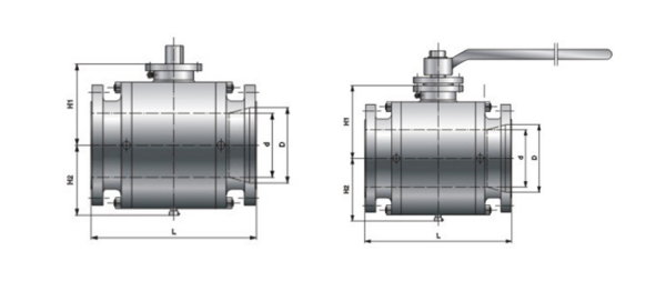 Three-Piece-Type-Ball-Valve Drawing Three-Piece-Type-Ball-Valve Drawing