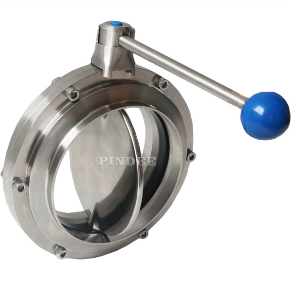 Sanitary Weld Butterfly Valve With Pull Handle Buy Sanitary Weld