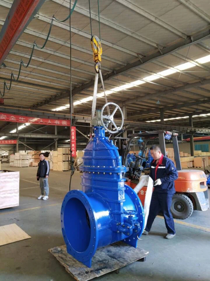 Ready for shipped -Flanged Ductile Soft Seated Gate Valve Made by Pinde Valve-3