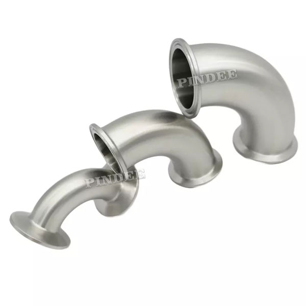Pipe OD 1.5inch Pindee Stainless Steel Tri Clamp 180 Degree Return U Bend