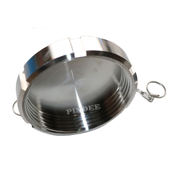 Pindee Stainless Steel DIN SMS Sanitary Blind Nut With Chain