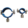 Pindee Stainless Steel Blue Insert M10 BOSS Hygienic Pipe Clips Pipe Hangers