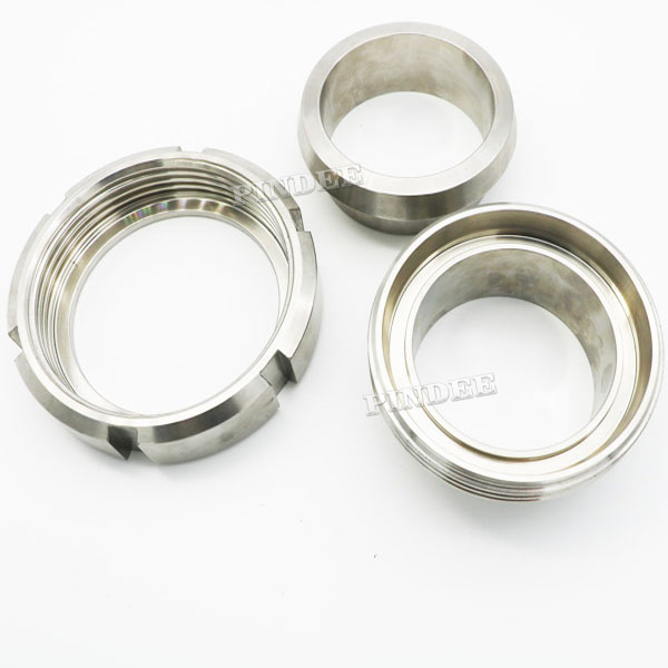 Pindee Stainless Steel DIN11851 Welding Liners Long Male
