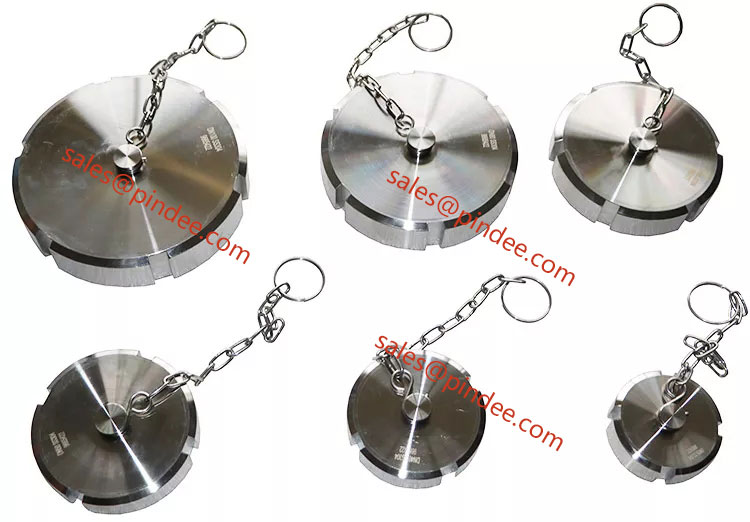 DIN11851-Standard-Pindee-Stainless-Sanitary-Blank-Nut-With-Chain-7