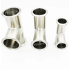 2IN 51mm Pindee Stainless Steel 304&316 Sanitary Tri-Clamp Tees