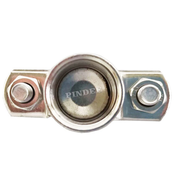 Pindee Stainless Manufacture BSP Female Socket Double Bolted Saddle Clip
