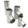 Sanitary Pindee Stainless Steel Welding Short Type Reducing Tee 8IN x 3IN