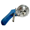 Pindee Stainless Steel Sanitary Butterfly Valves Tri Clamp Manual with Trigger Handle