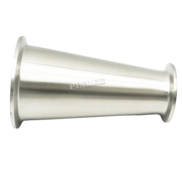 2Inch x 1Inch Tri Clamp Cone Reducer Conical Under Pindee Stainless Steel