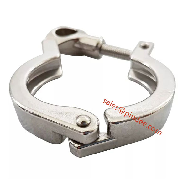 Heavy Duty Tri Clamp Pindee Stainless Steel 304 Single Pin with Wing Nut for Ferrule