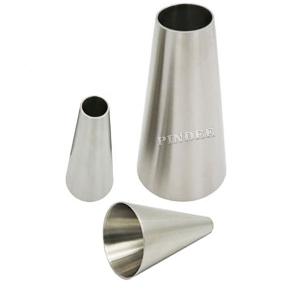 DIN11851 Pindee Stainless Steel Weld Long Concentric Reducer With Straight End