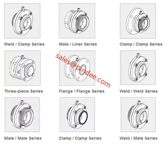 Pindee Stainless Steel Sanitary Butterfly Valve Tri Clamp with Mirror Polished Trigger Handle-8