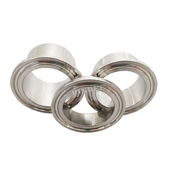 Pindee Stainless Steel SS316 Tri clamp Sanitary Short Type Welded Ferrule