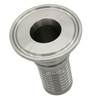 Pindee Stainless Steel 304 316 Hygienic Rubber Hose Adapter