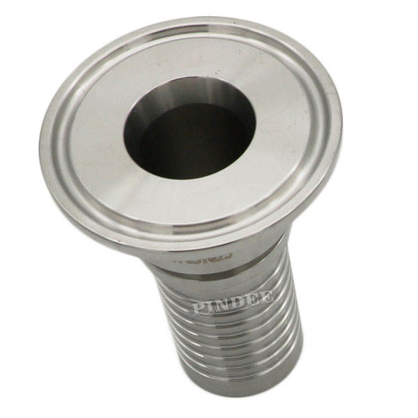 12.7mm OD Pindee Stainless Steel SS304 Clamp Ferrule Hose Adaptor