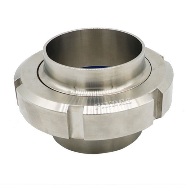 57mm Pindee Stainless Steel SS304 Sanitary SMS Union For Food Industries