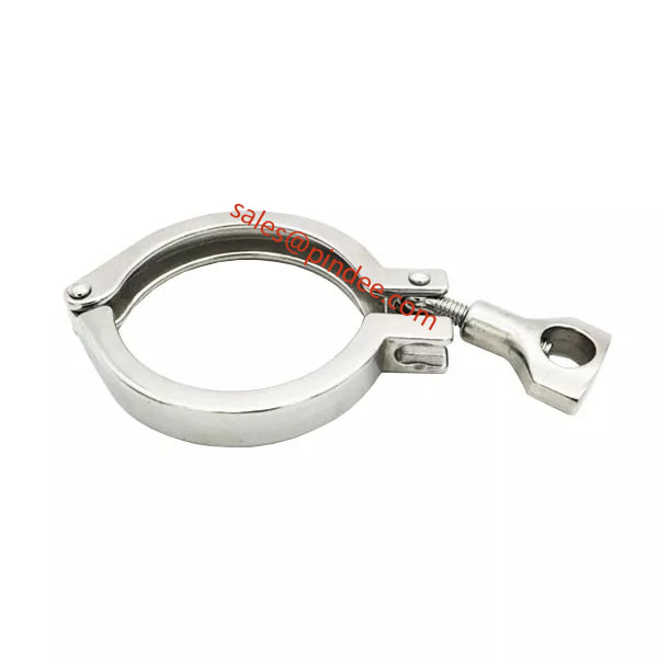 Heavy Duty Tri Clamp Pindee Stainless Steel 304 Single Pin with Wing Nut for Ferrule