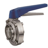 Pindee Valve Manufacture Sanitary Multi Position Butterfly Valve with Triggle Handle