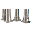 Pindee Stainless Steel 304 316 Hygienic Rubber Hose Adapter