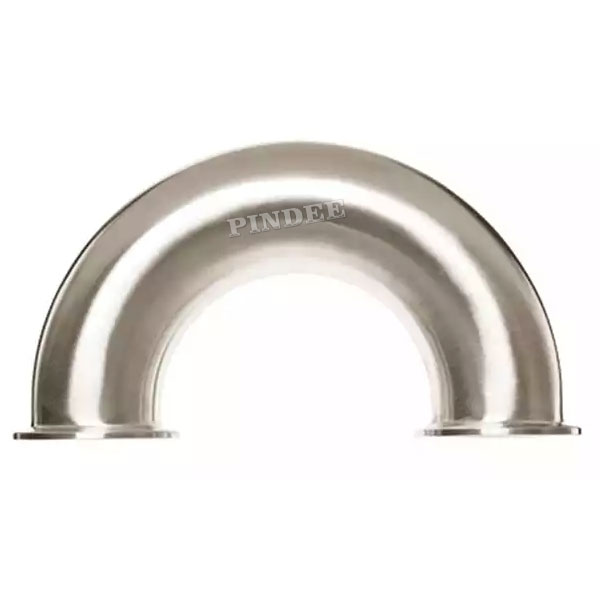 Pipe OD 1.5inch Pindee Stainless Steel Tri Clamp 180 Degree Return U Bend