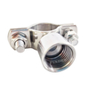 Pindee Stainless Manufacture BSP Female Socket Double Bolted Saddle Clip