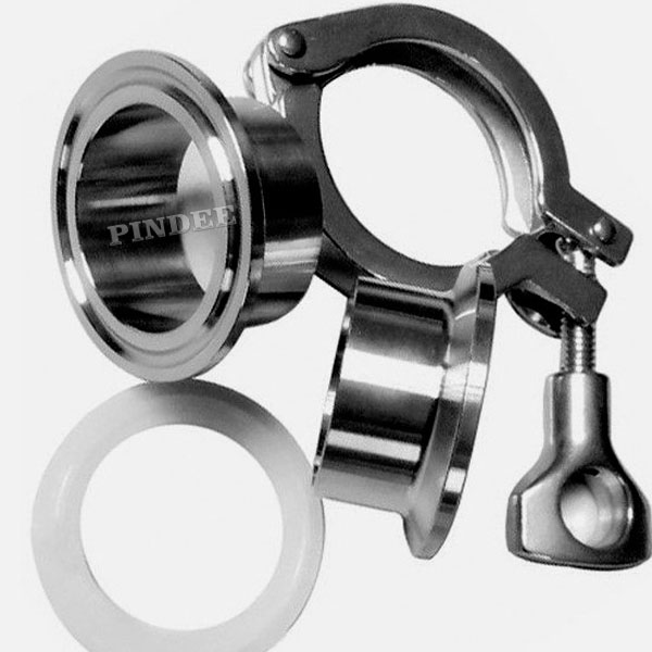 3 In Clamp 90mm Pipe Od Pindee Stainless Steel Sanitary Clamp Ferrule Union Set