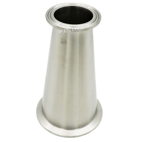 2Inch x 1Inch Tri Clamp Cone Reducer Conical Under Pindee Stainless Steel