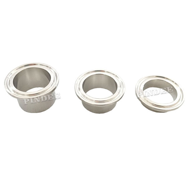 Pindee Stainless Steel 3A SMS DIN Sanitary Tri Clamp Ferrule