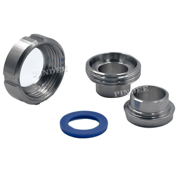 Pindee Stainless Steel DIN11851 Welding Liners Long Male