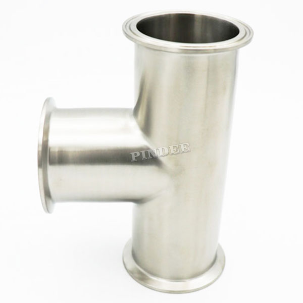2IN 51mm Pindee Stainless Steel 304&316 Sanitary Tri-Clamp Tees