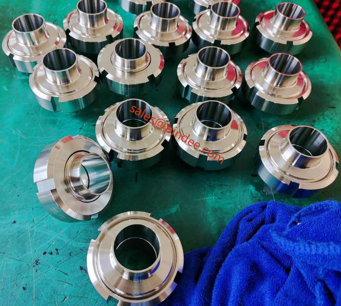 57mm Pindee Stainless Steel SS304 Sanitary SMS Union For Food Industries-9