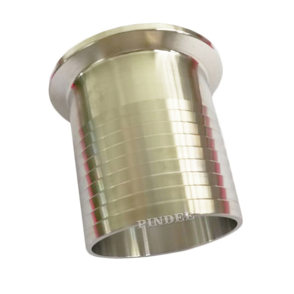 316 Sanitary Pindee Stainless Steel Tri Clamp Ferrule Hose Adaptor
