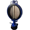 PN16 Worm Gear Hard Back Seat Wafer Butterfly Valve Manufacture by Pindee Valve