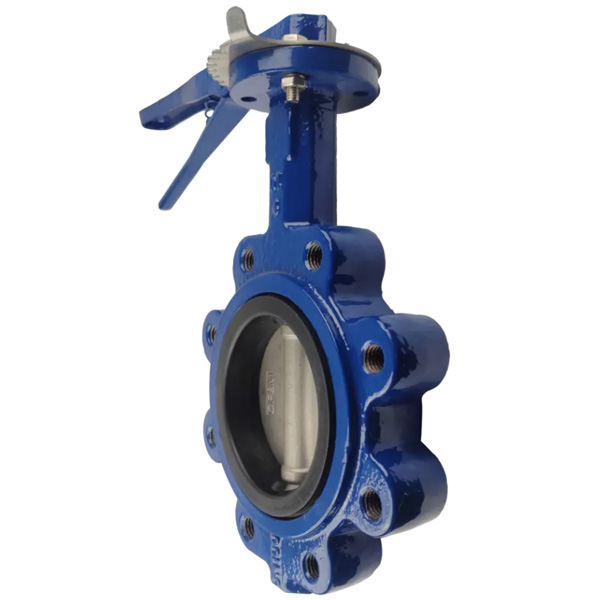 Ductile Iron Bod EPDM Seat Lug style Butterfly Valve Manufacture by Pindee Valve