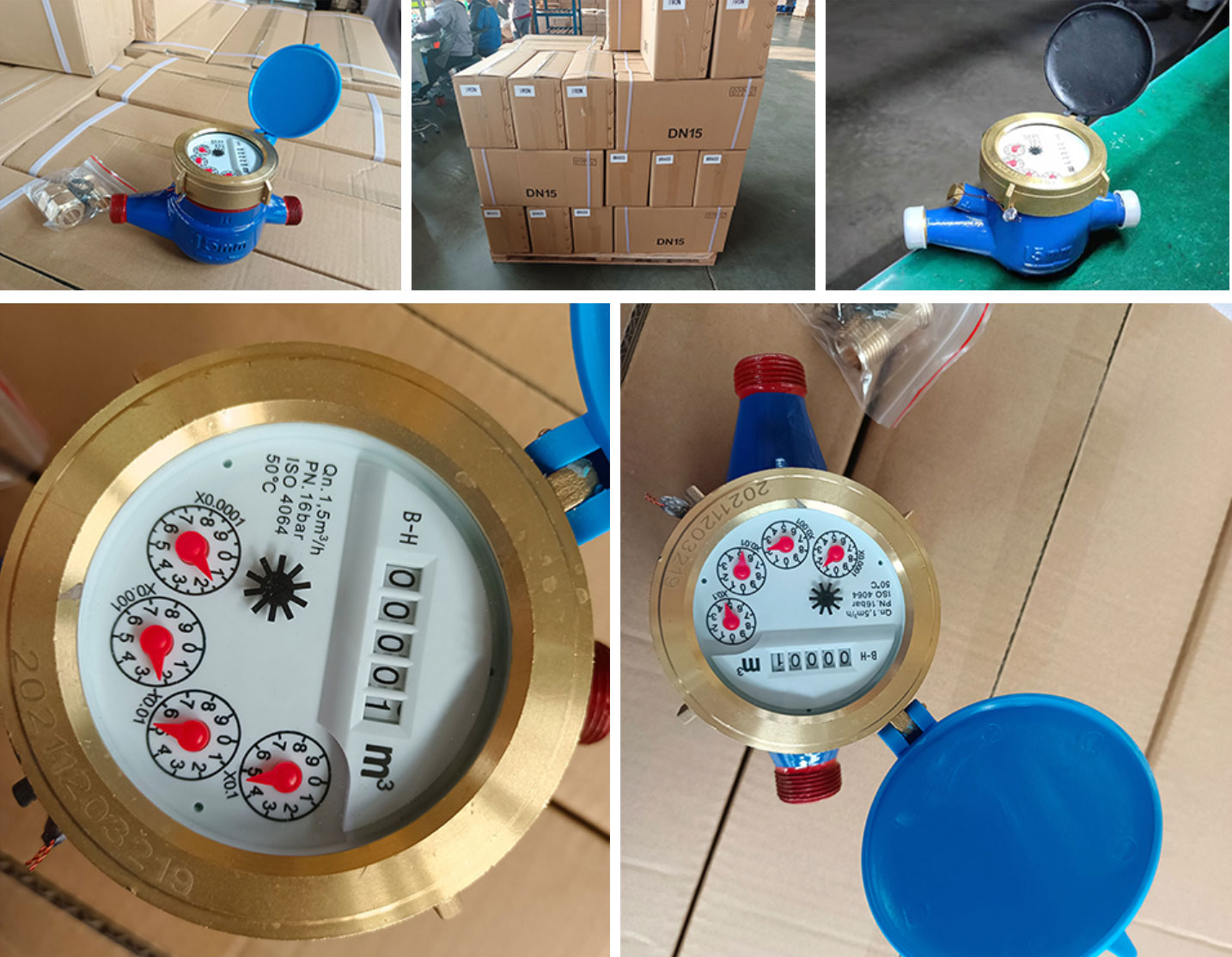 More-flow-rotor-dry-water-meter-cases