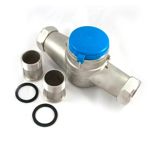 Stainless steel threaded water meter