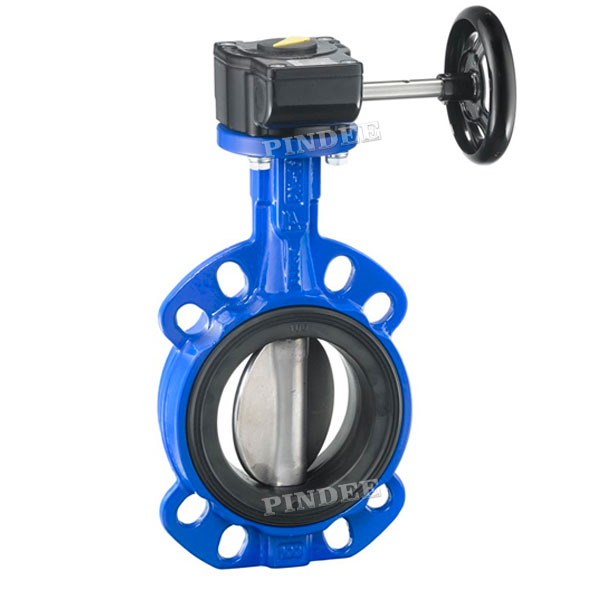 Worm Gear Operated Wafer Butterfly Valve