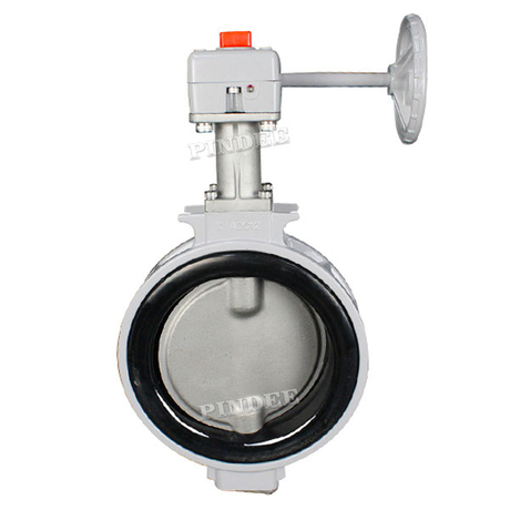 Worm Gear Aluminum Butterfly Valve