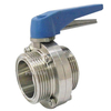 Sanitary Stainless Steel Threaded Butterfly Valve