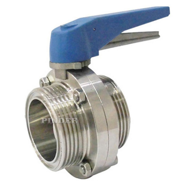Sanitary Stainless Steel Threaded Butterfly Valve