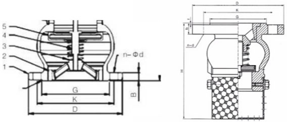 Foot-Check-Valve-drawing