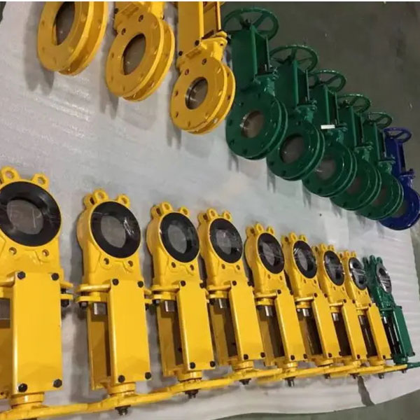 Ductile iron PN10 PN16 wafer Support Knife Gate Valve