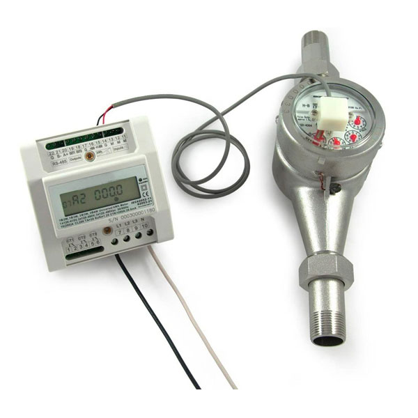 Stainless steel threaded water meter