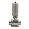 Automatically Controlled Sanitary Ball Valve With SS Actuator