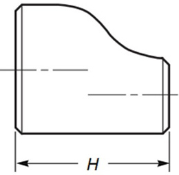 Eccentric-Reducer-Black-Paint-Seamless-Buttweld-Carbon-Steel-Fittings-drawing
