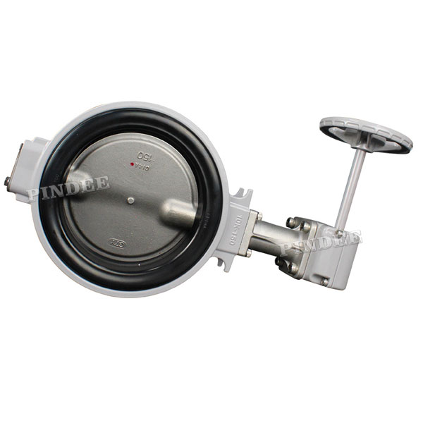 Worm Gear Aluminum Butterfly Valve
