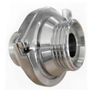 Hygienic Threaded DIN11851 Check Valve with Heavy Duty Clamp