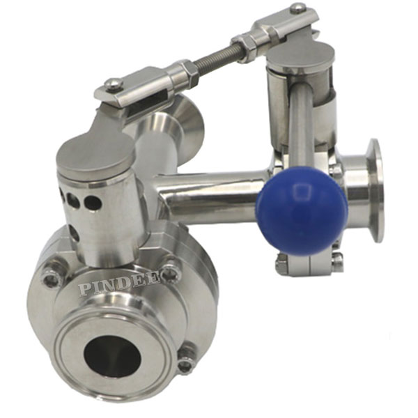 3 Way Butterfly Valves with Linkage Level