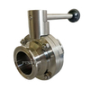 Tri Clamp Sanitary Butterfly Valve With Pull Trigger