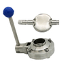 SMS 3A Sanitary Welded Butterfly Valve